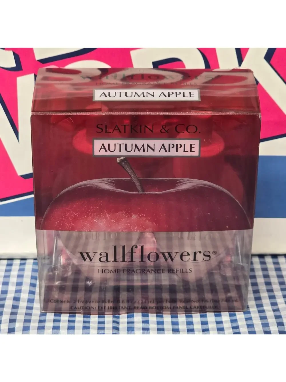 Slatkin & Co / BBW Autumn Apple Wallflowers Home Fragrance Refills 2 Pack Rare